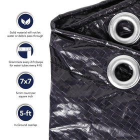 Blue Wave Bronze 7x7 scrim tear resistance for harsh winter conditions