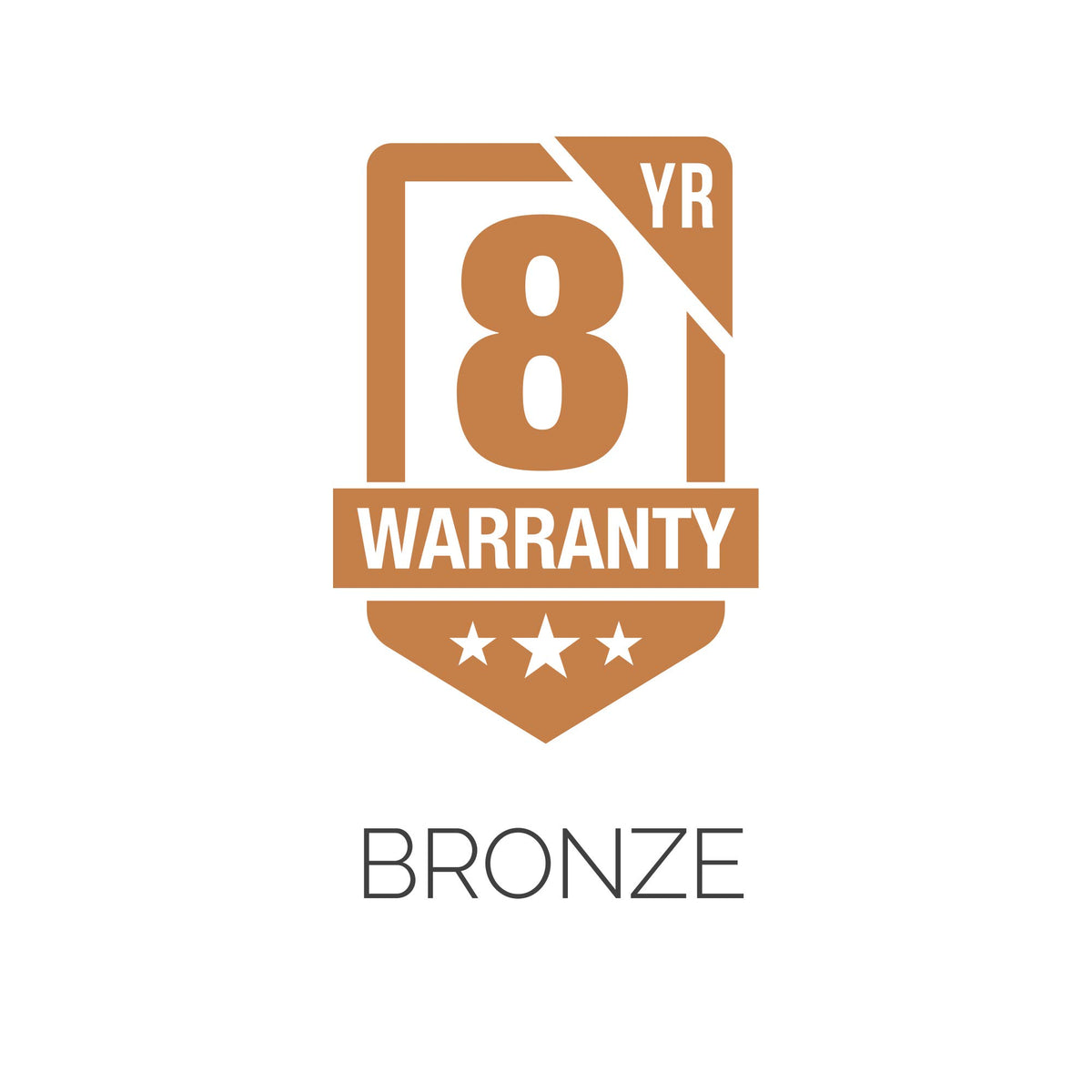 Blue Wave Bronze 8 year warranty adds long term peace of mind