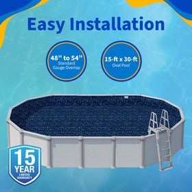 Blue Wave Evening Bay welded seams close-up ensure durability
