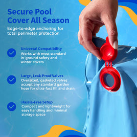 Blue Wave 90-day warranty supports dependable off-season protection.