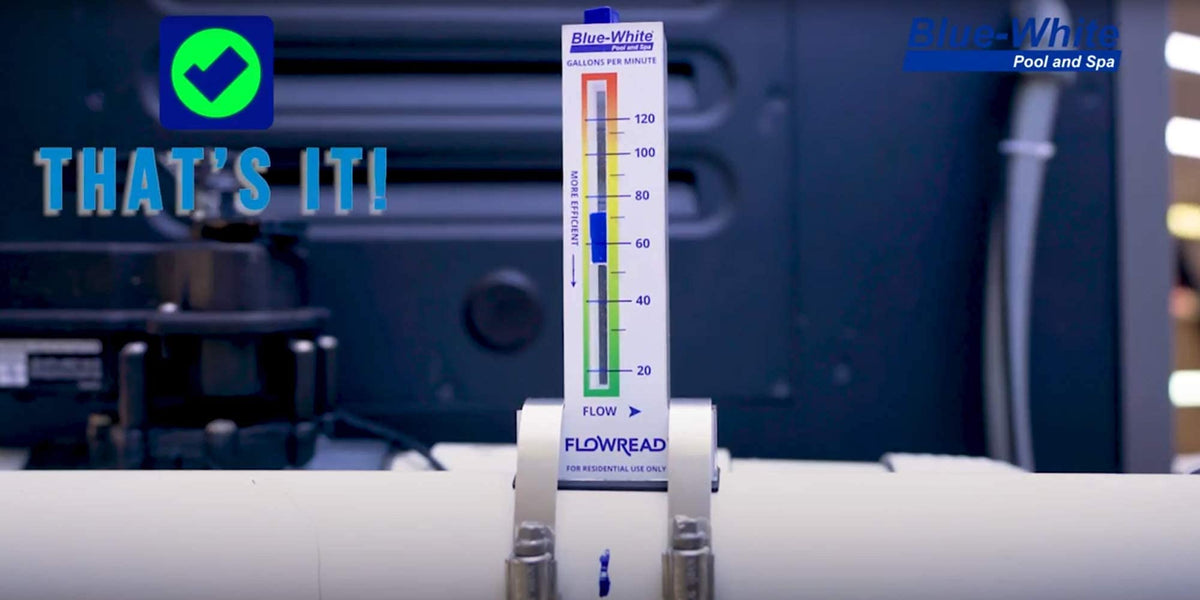 Blue-White FLOWREAD R-320 reading display supports efficient pump adjustment.