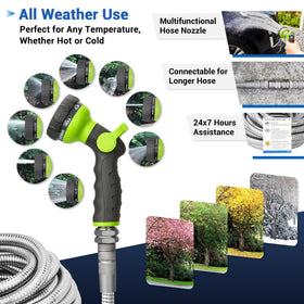 BlueBala 75ft hose burst strength over 500 PSI supports powerful cleaning.
