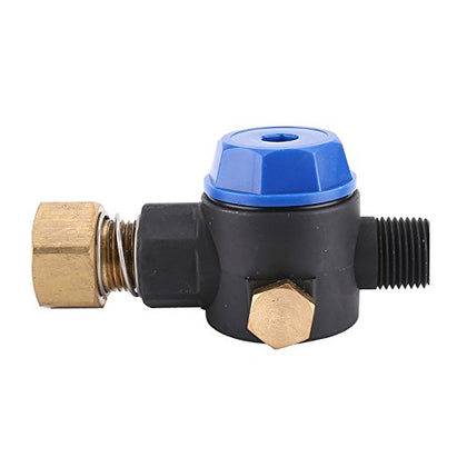 BlueField inlet water filter with copper connection for durable high-pressure filtration.
