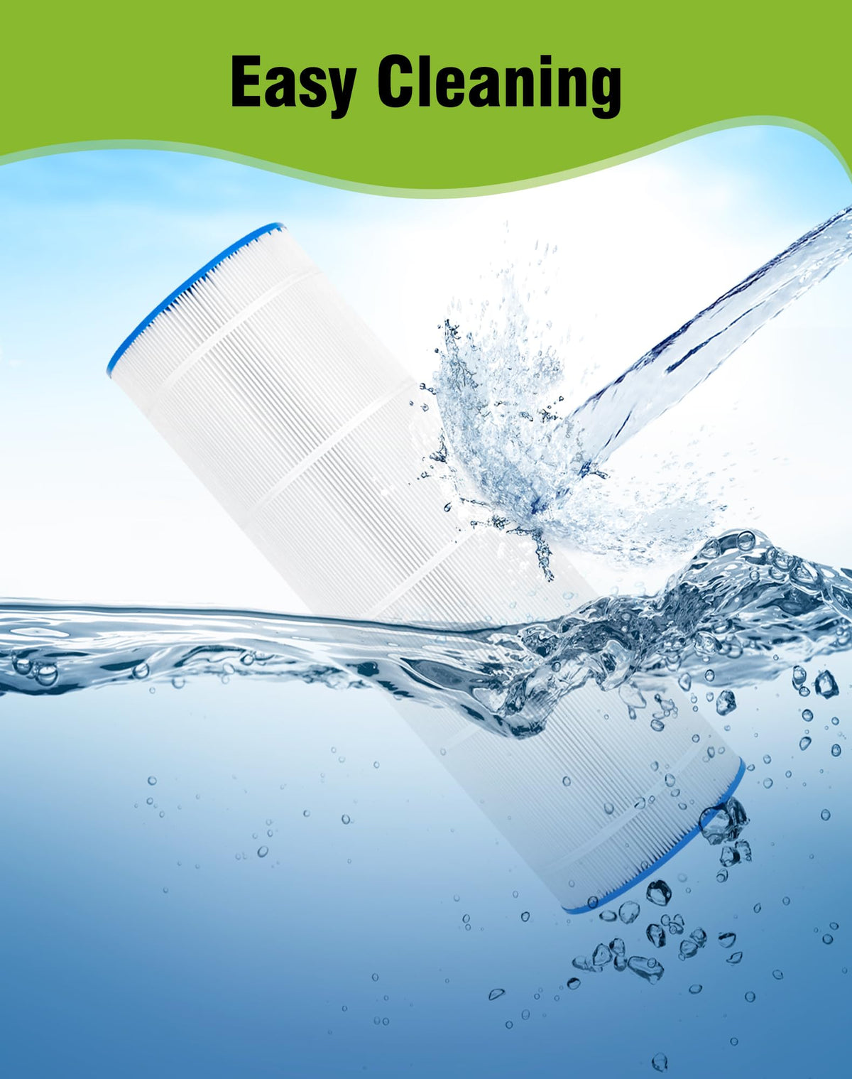 BLUEFLO PAP150 dimensions indicate sturdy length and diameter for fit.