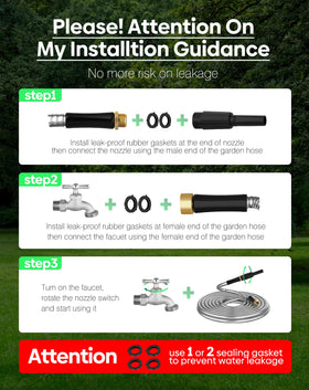 BlueGarden hose compatible with reels and extensions for versatile setups.