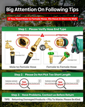BlueGarden brass fittings provide leakproof connections for reels and hoses