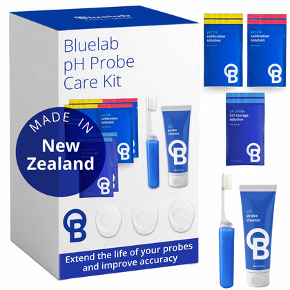 Bluelab CAREKITPH main packaging showing pH care contents for reliable readings