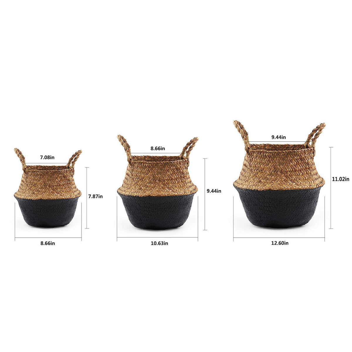 BlueMake belly basket for general storage, keeping blankets, toys, and groceries neatly accessible.
