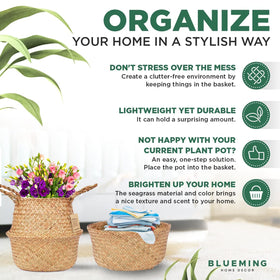 Blueming Seagrass Basket storage option for small items