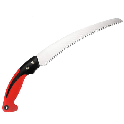 BlueNatHxRPR 11-Inch pruning saw with curved blade and enclosure for safe transport