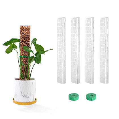 Bluepro 15-inch moss pole set supports climbing plants for vertical growth.