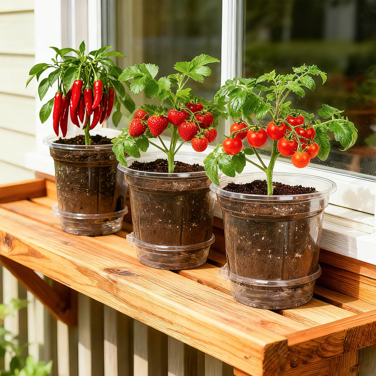 Bluepro clear nursery pots suitable for indoor and outdoor use