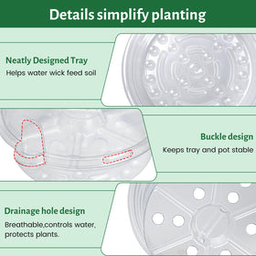 Bluepro pot with multiple drainage holes for optimal airflow