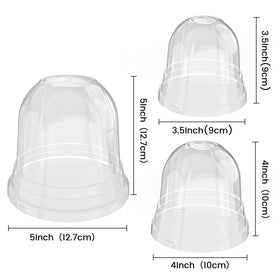 Bluepro vented seedling dome enables balanced airflow and humidity.