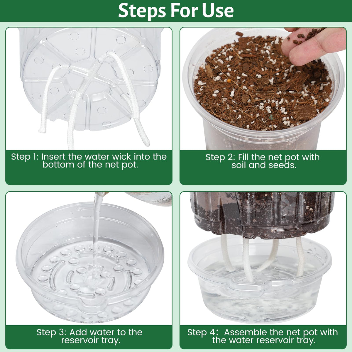 Bluepro watering rope demonstrates moisture transfer to soil