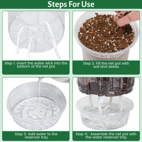 Bluepro watering rope demonstrates moisture transfer to soil