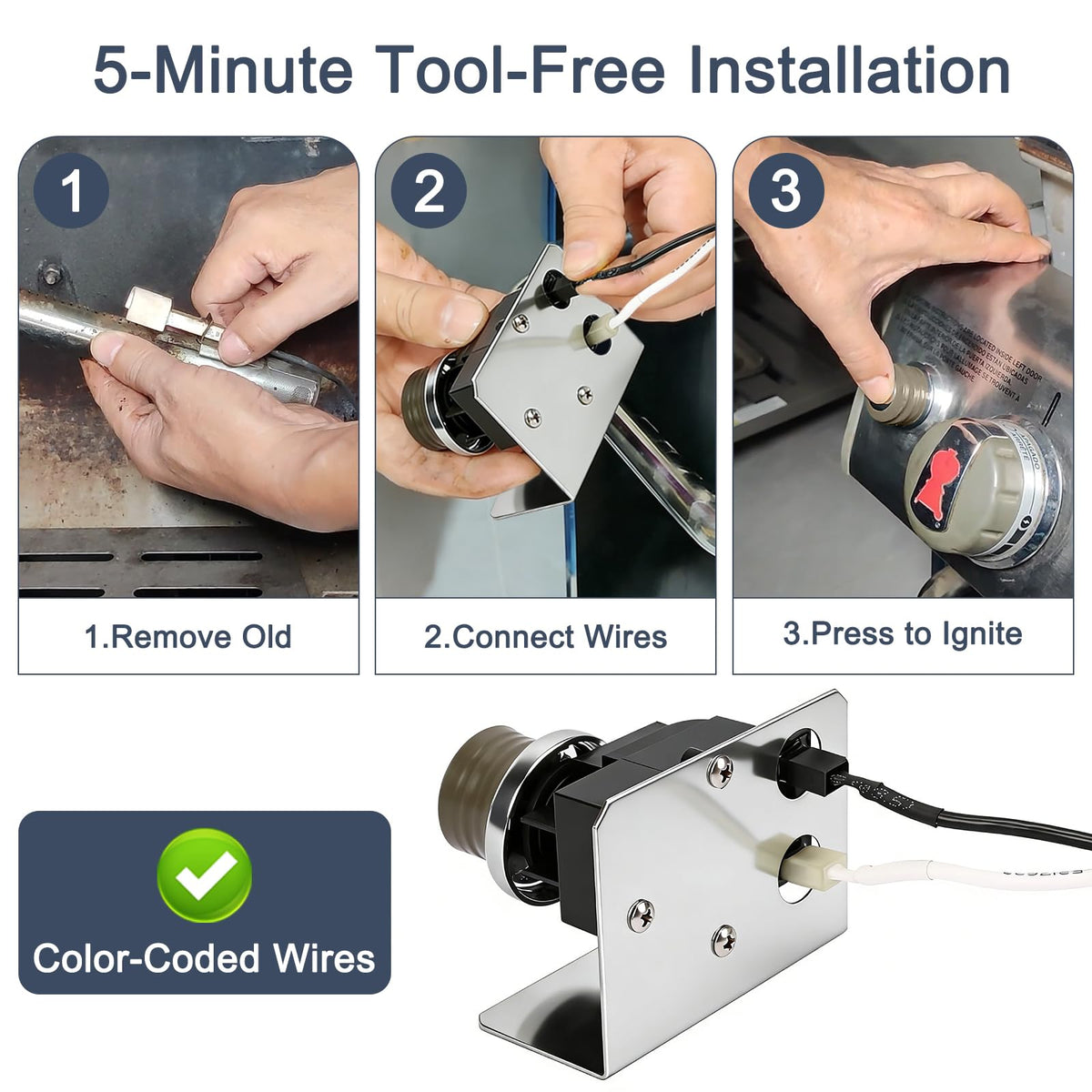 BLUES GRILL PARTS 67726 installation guide enables a 5-minute swap