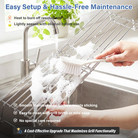 BLUES GRILL PARTS 7641 dishwasher-safe cleaning for quick cleanup after grilling