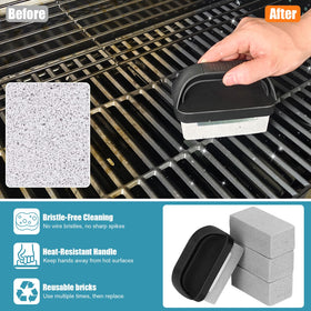 BLUES GRILL PARTS heavy-duty disposable aluminum pans prevent leaks during cooking