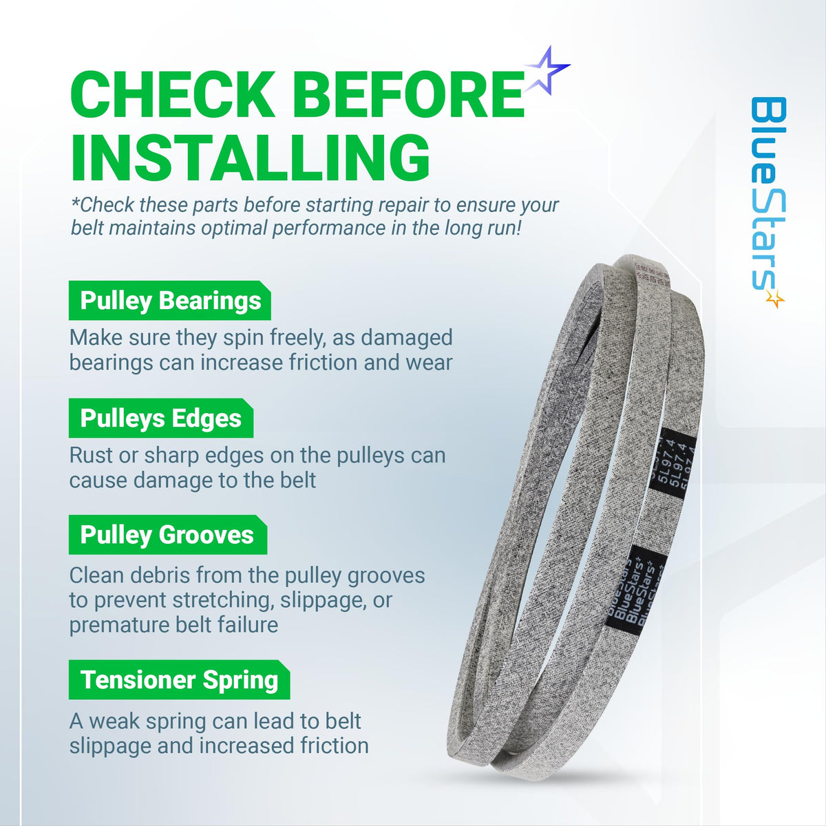 BlueStars 174883 transmission effect enables smooth blade rotation.