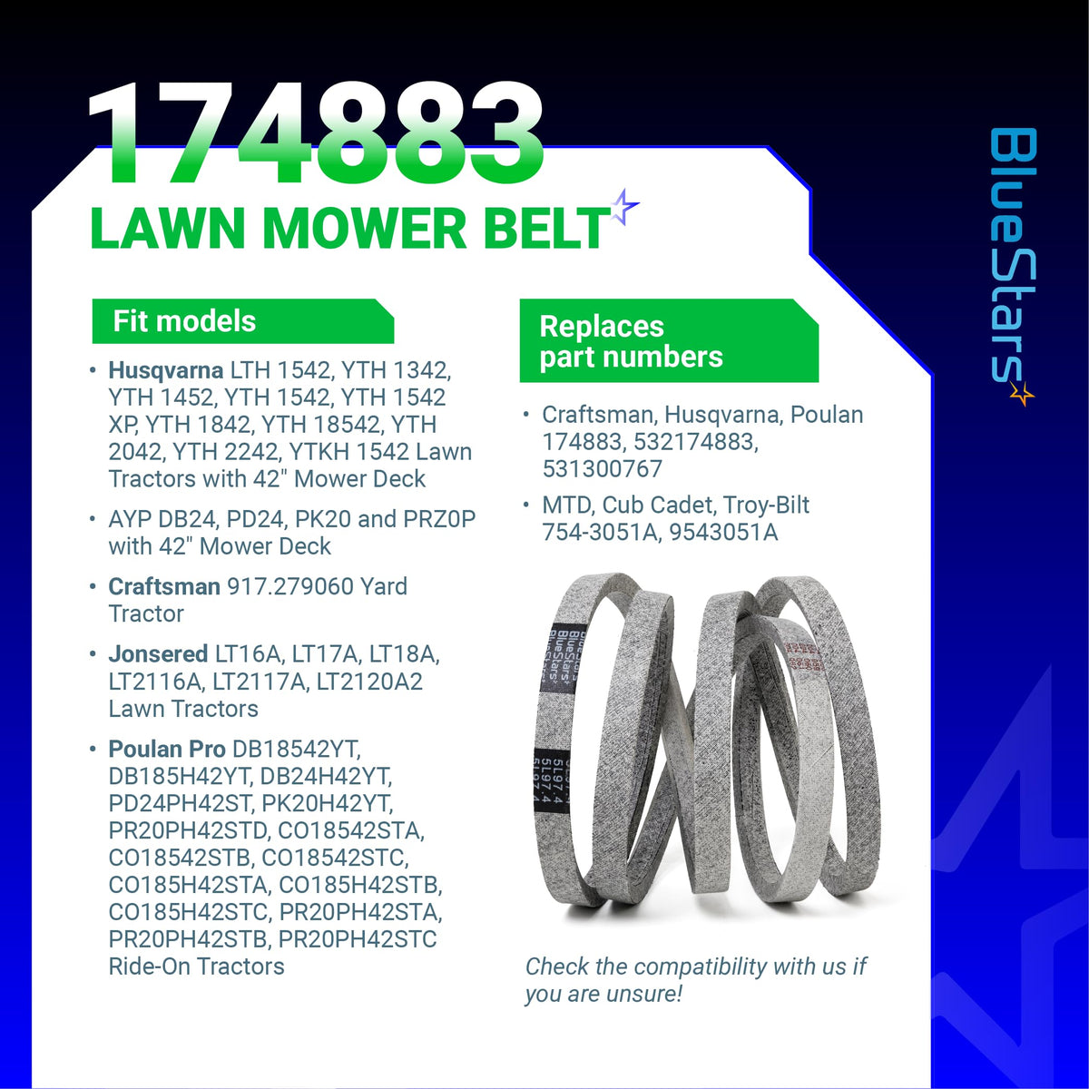BlueStars 174883 two-layer wrap highlights heat resistance and durability.