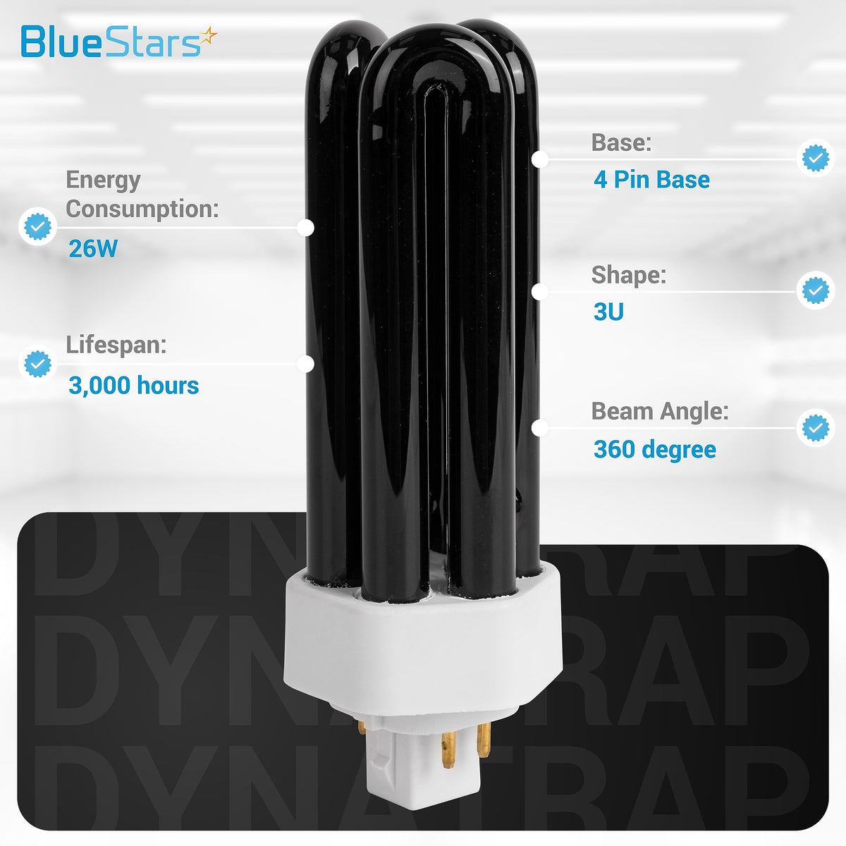 BlueStars 43050 replacement bulbs for DT1750/DT1775 indoors, easy maintenance.