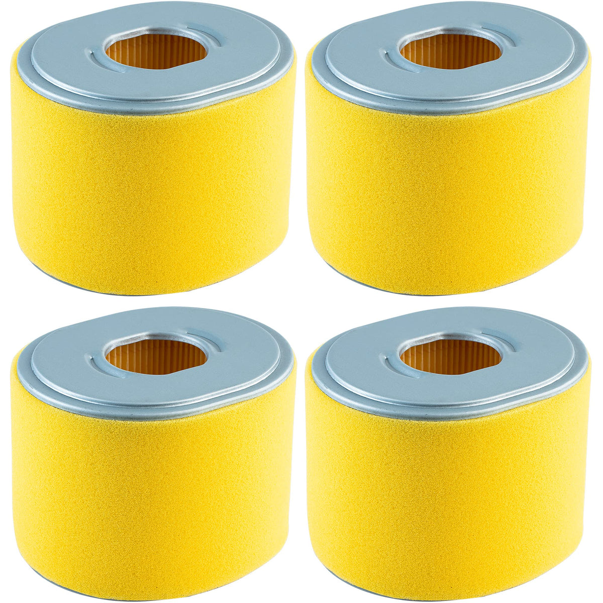 BlueStars AFZE30 GX390 air filter pack showing four filters for GX390 engines, built for durability and clean airflow