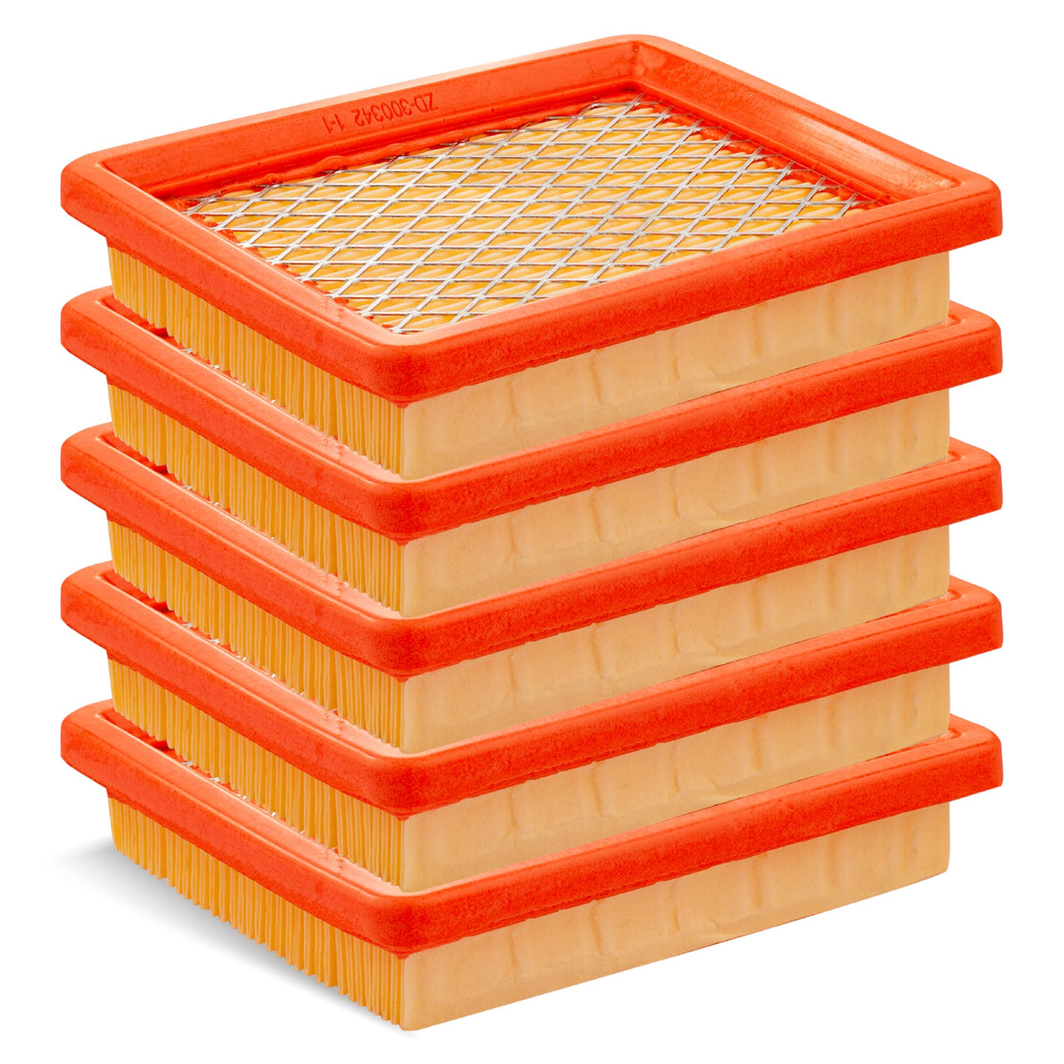 BlueStars air filter 951-15245 pack for compatible mower engines enhances filtration and durability.