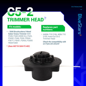 BlueStars C5-2 fits Stihl FS38/FS40 compatibility angles for quick checks
