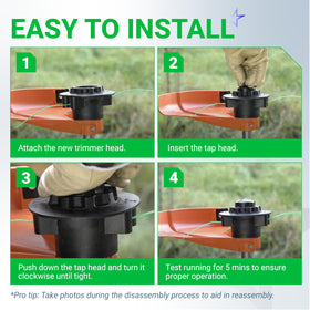 BlueStars C5-2 head fix aids when trimmer head sticks during use