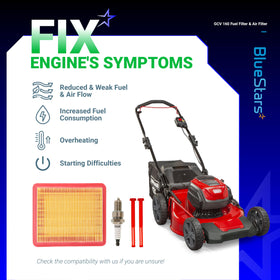 BlueStars durable ABS frame protects the air filter from wear and tear