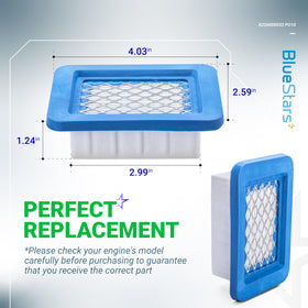 BlueStars durable metal mesh on A226000032 air filter