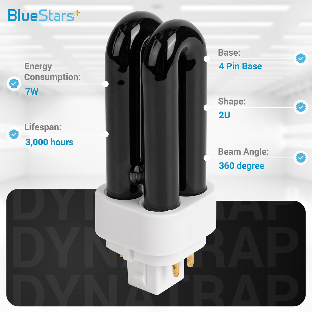BlueStars 41050 bulbs compatible with Dynatrap models for broad coverage