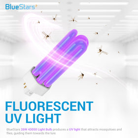 BlueStars easy-install bulbs, four-pack, quick DynaTrap replacement.