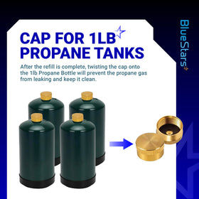 BlueStars fast refill capability reduces downtime when camping
