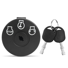 BlueStars ignition switch assembly front view showing durable construction for reliable starts