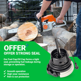 BlueStars oil cap for Stihl MS231 provides durable cap performance