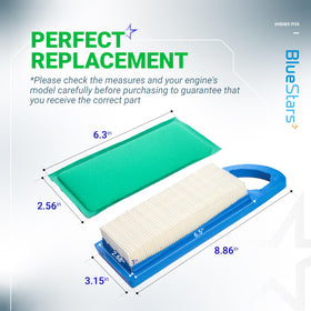 BlueStars pre air cleaner 697015 compatible pre-filter replacement