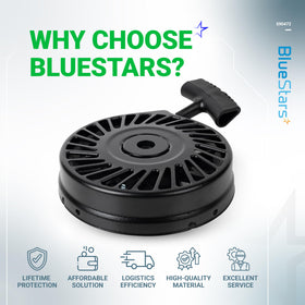 BlueStars recoil starter for Tecumseh 590694 supports quick engagement and reliability.