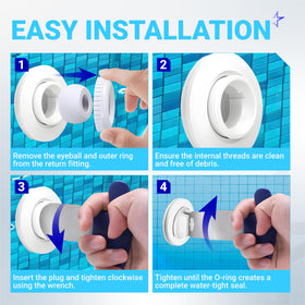 BlueStars SP1022C replacement plug helps maintain water circulation