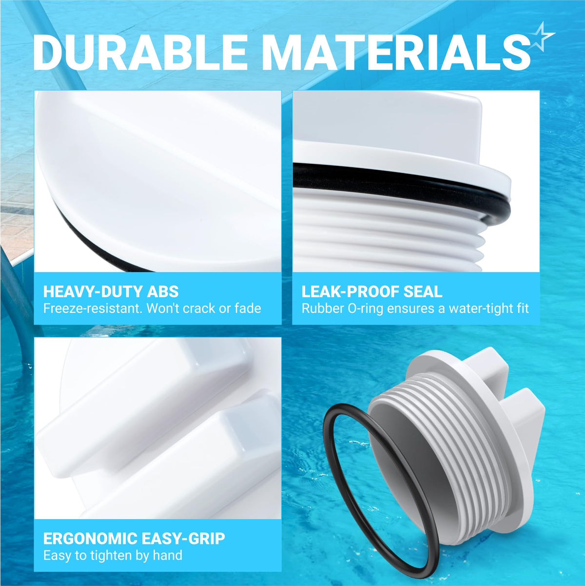 BlueStars SP1022C rugged plastic resists cracking during winter use
