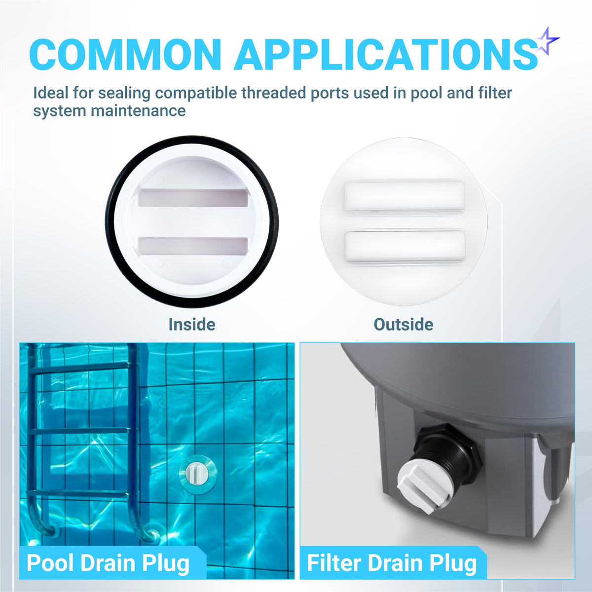 BlueStars SP1022C tight-seal design prevents leaks in cold weather
