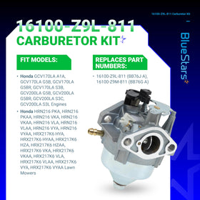 BlueStars spark plug included supports reliable starts and steady idle