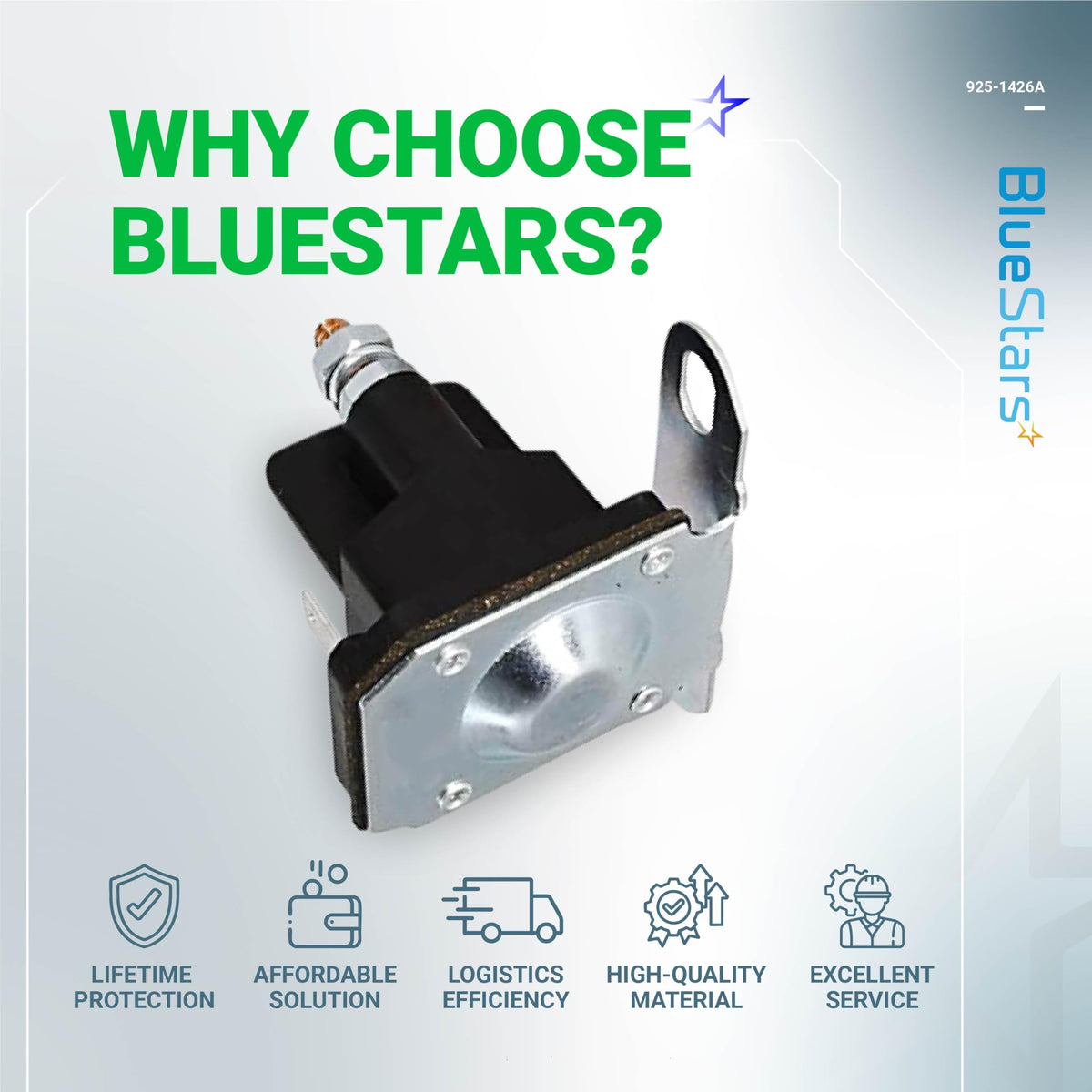 BlueStars packaging image showing secure product protection.
