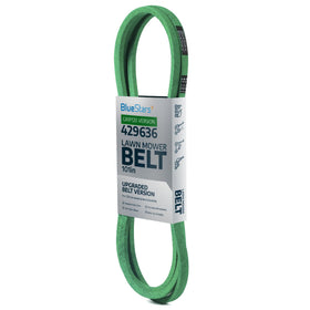 BlueStars Grip120 belt on a 42-inch deck shows improved belt grip for smoother mowing