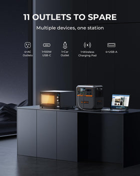 BLUETTI AC180P solar charging demonstrates up to 500W input for green recharging