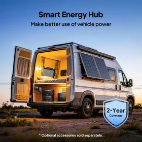 BLUETTI Charger 2 DC panel port supports continuous in-vehicle loads up to 700W.