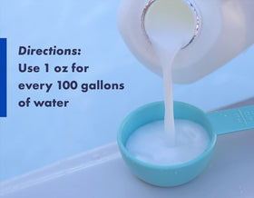 Bluewater Chemgroup water-based formula label highlights safe water chemistry