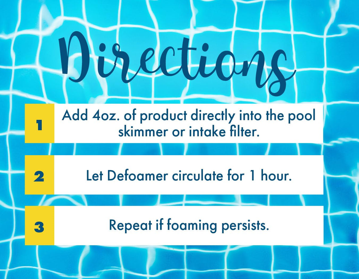 Bluewater Defoamer shows compatibility with spa treatments in hot tubs.
