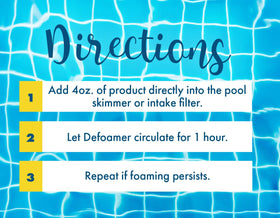 Bluewater Defoamer shows compatibility with spa treatments in hot tubs.